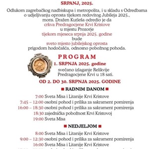 Mjesec Krvi Kristove u Prozorju